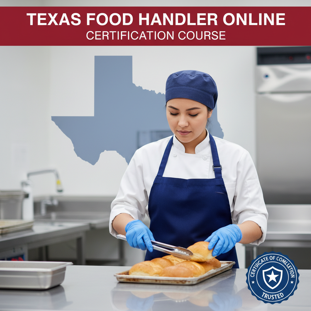 Texas Food Handler Training Online – $3