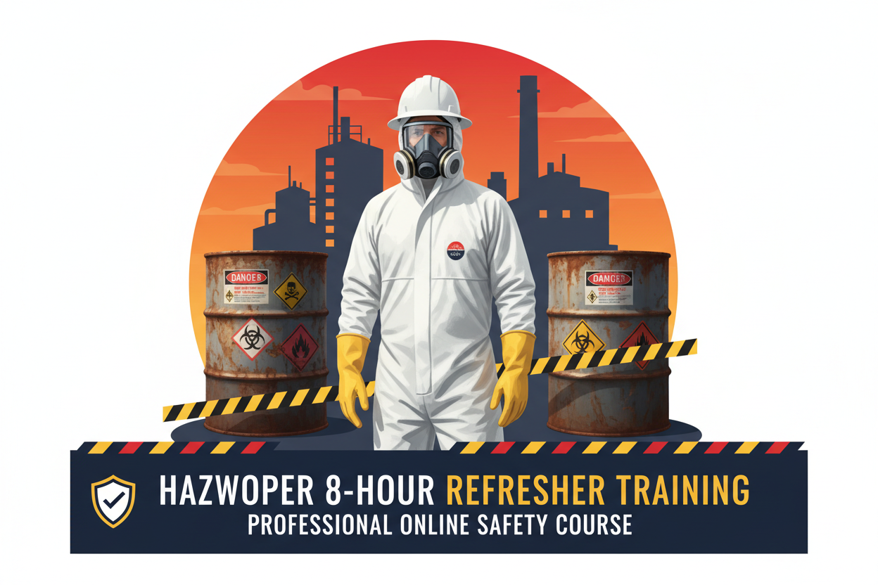 8-Hour HAZWOPER Refresher Training Online